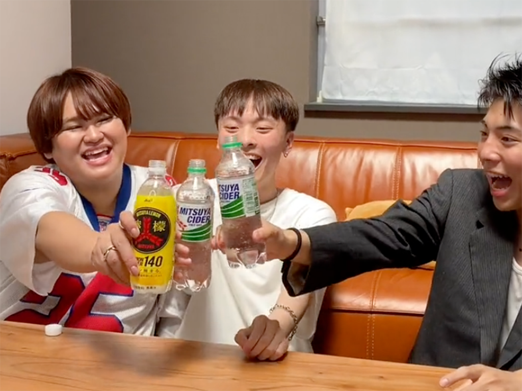 アサヒ飲料株式会社:「三ツ矢サイダー」SNS PR施策